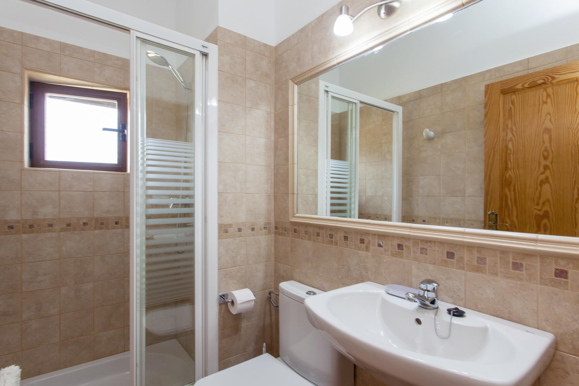 Bathroom with a shower